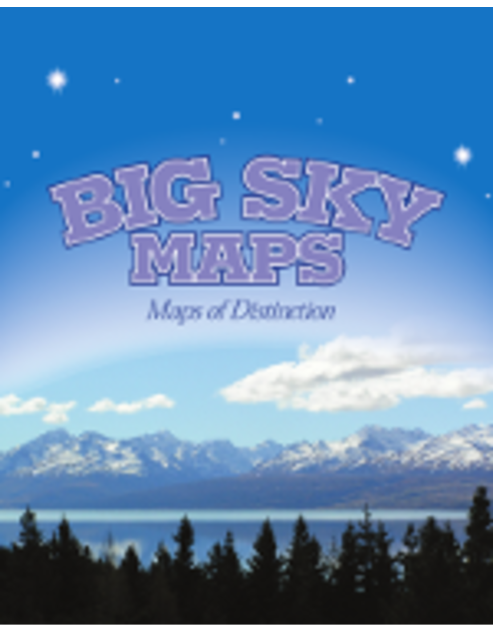 Big Sky Maps White Cloud Peaks Quad Larry's Sporting Goods