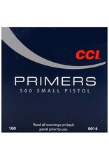CCI CCI Small Pistol Primer 100 Count