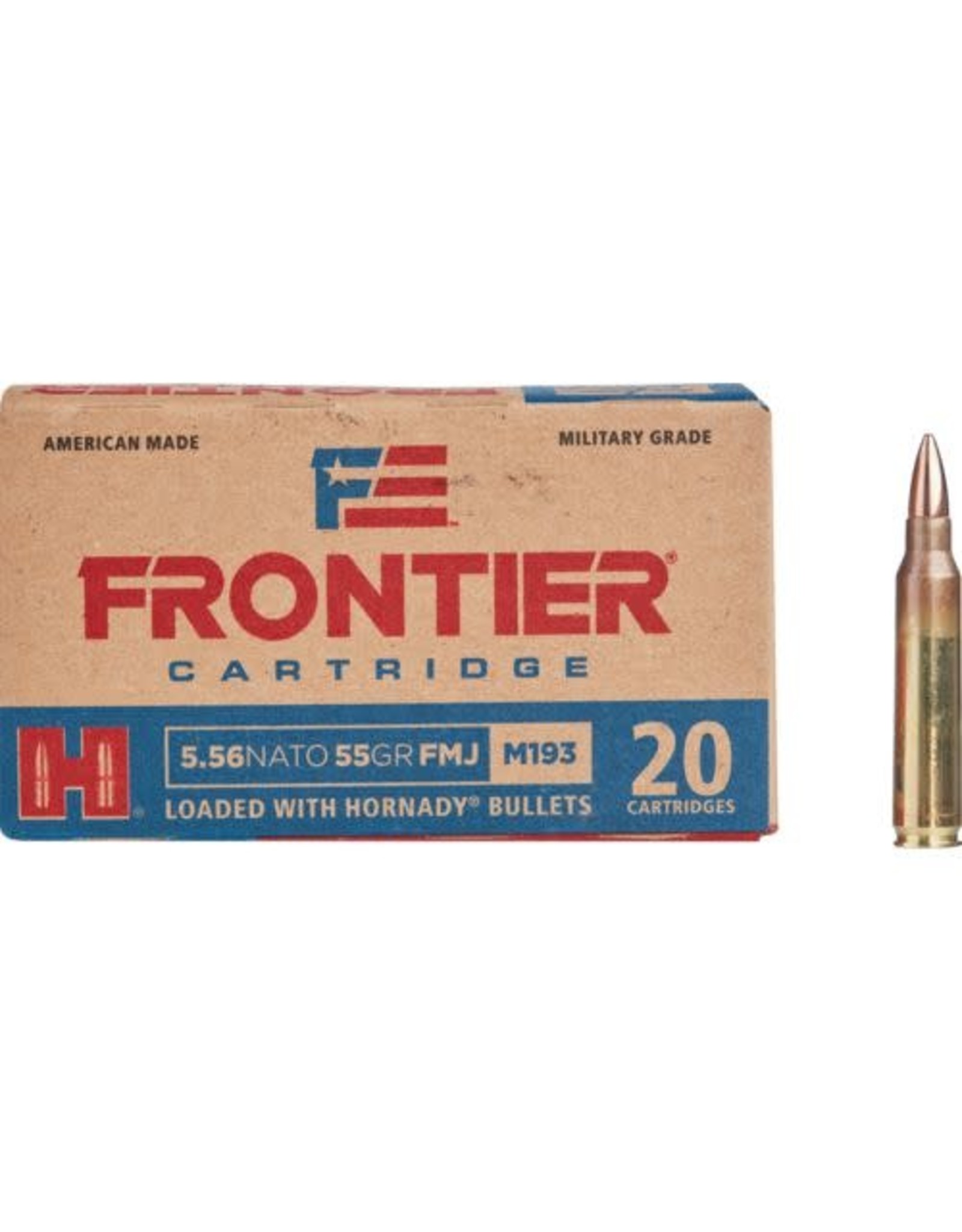 Hornady Frontier 5.56 Nato 55 Gr - 20 Rounds