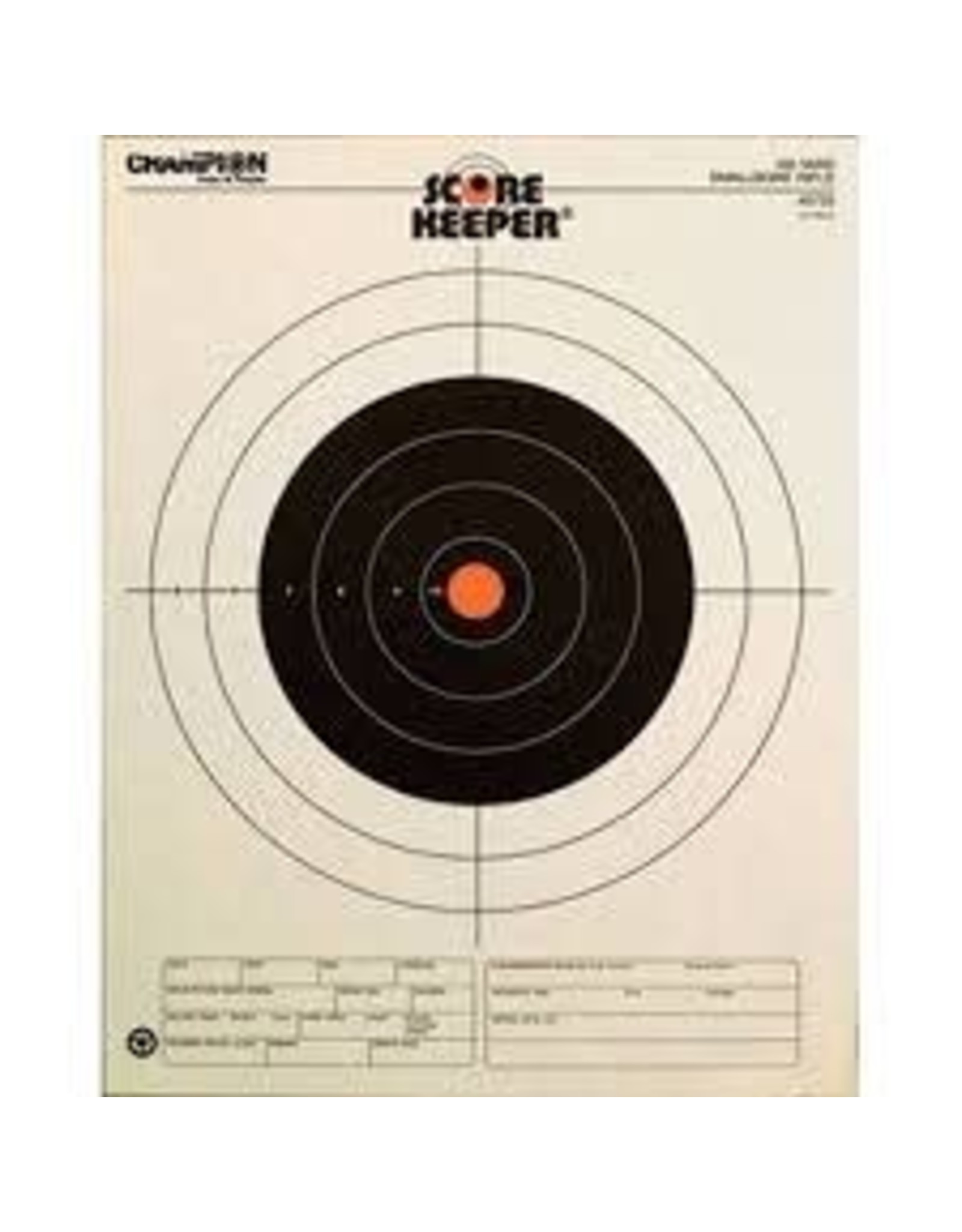 Champion Scorekeep Target 100 Yard Small Bore Rifle - 12 Count