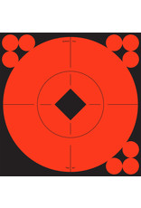 BIRCHWOOD CASEY BWC Bullseye Orange Self Adhesive Targets - 6" 10 Count