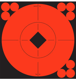 BIRCHWOOD CASEY Birchwood Casey Bullseye Orange Self Adhesive Targets - 6" 10 Count