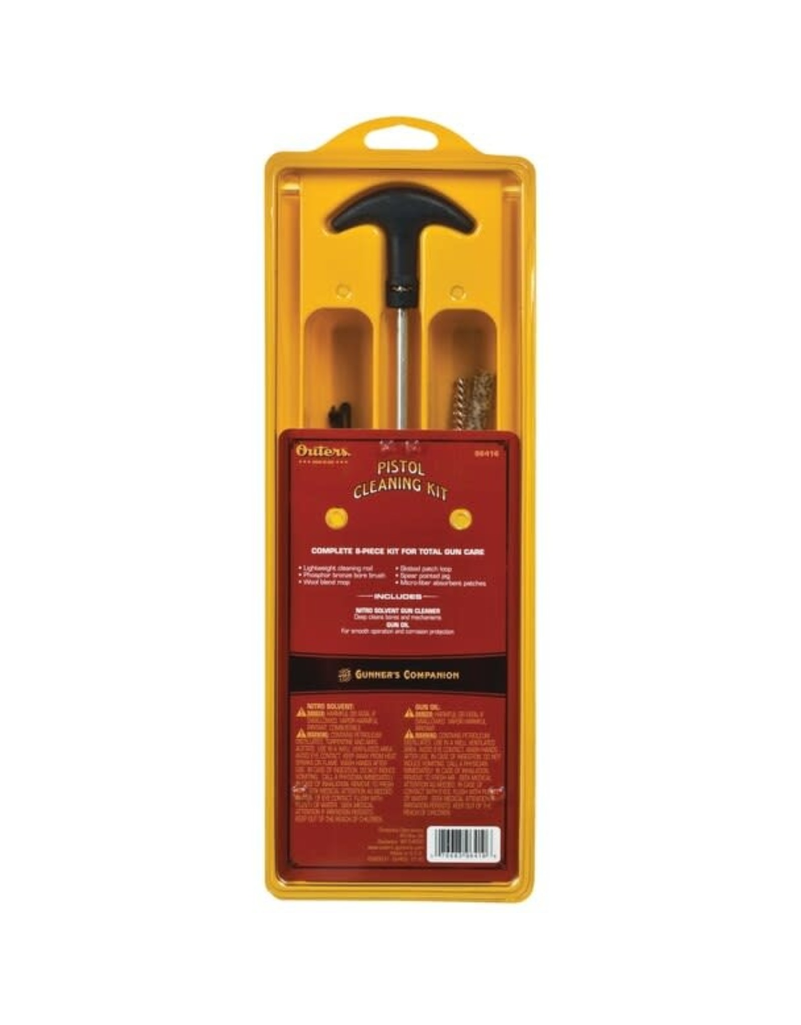 OUTERS Outers Pistol Cleaning Kit for .357, .380, .38, 9mm