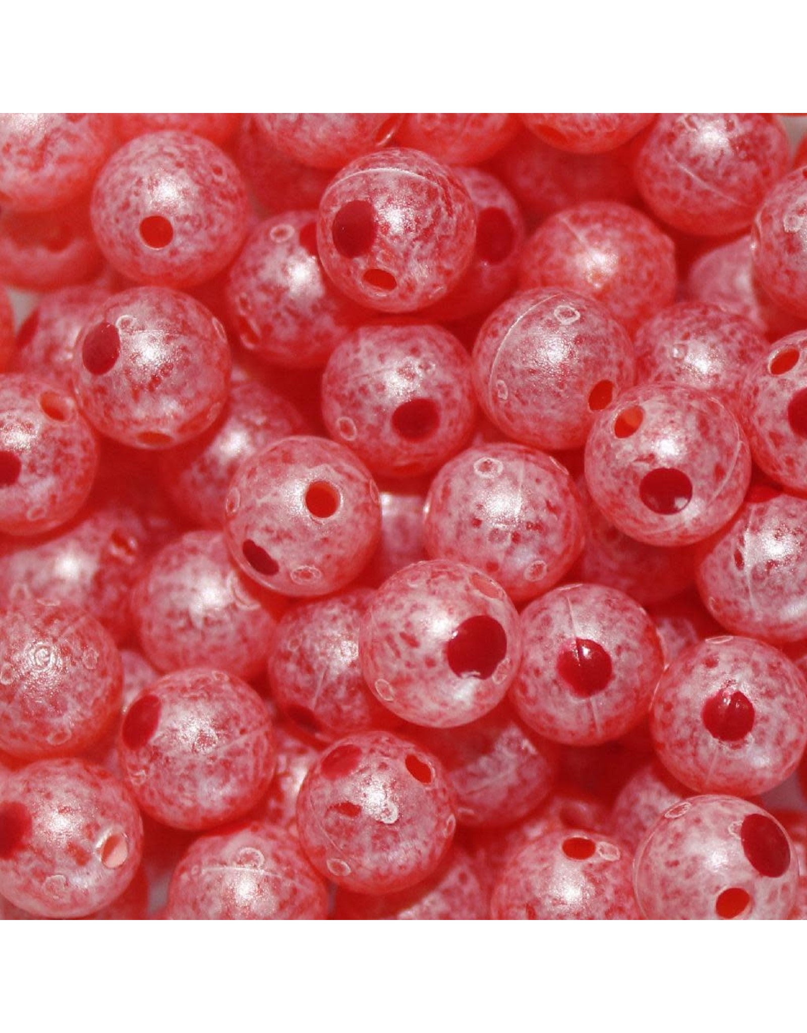 Trout Bead Blood Dot - 10 mm Dark Roe - 10 Count