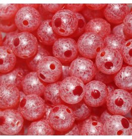 Trout Bead Blood Dot - 10 mm Dark Roe - 10 Count