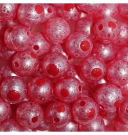 Trout Bead Blood Dot 10mm Ruby Roe