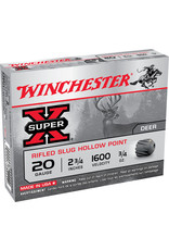 WINCHESTER Winchester Super-X Rifled Slugs 20 Ga  2-3/4"  3/4 oz - 5 Count