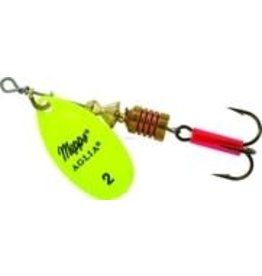 Mepps Mepps Aglia #3 1/4 Oz. Hot Chartreuse Blade