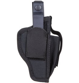 BLACK HAWK PRODUCTS Blackhawk Holster w/Mag Pouch  3"-4" Auto Ambidextrous Black