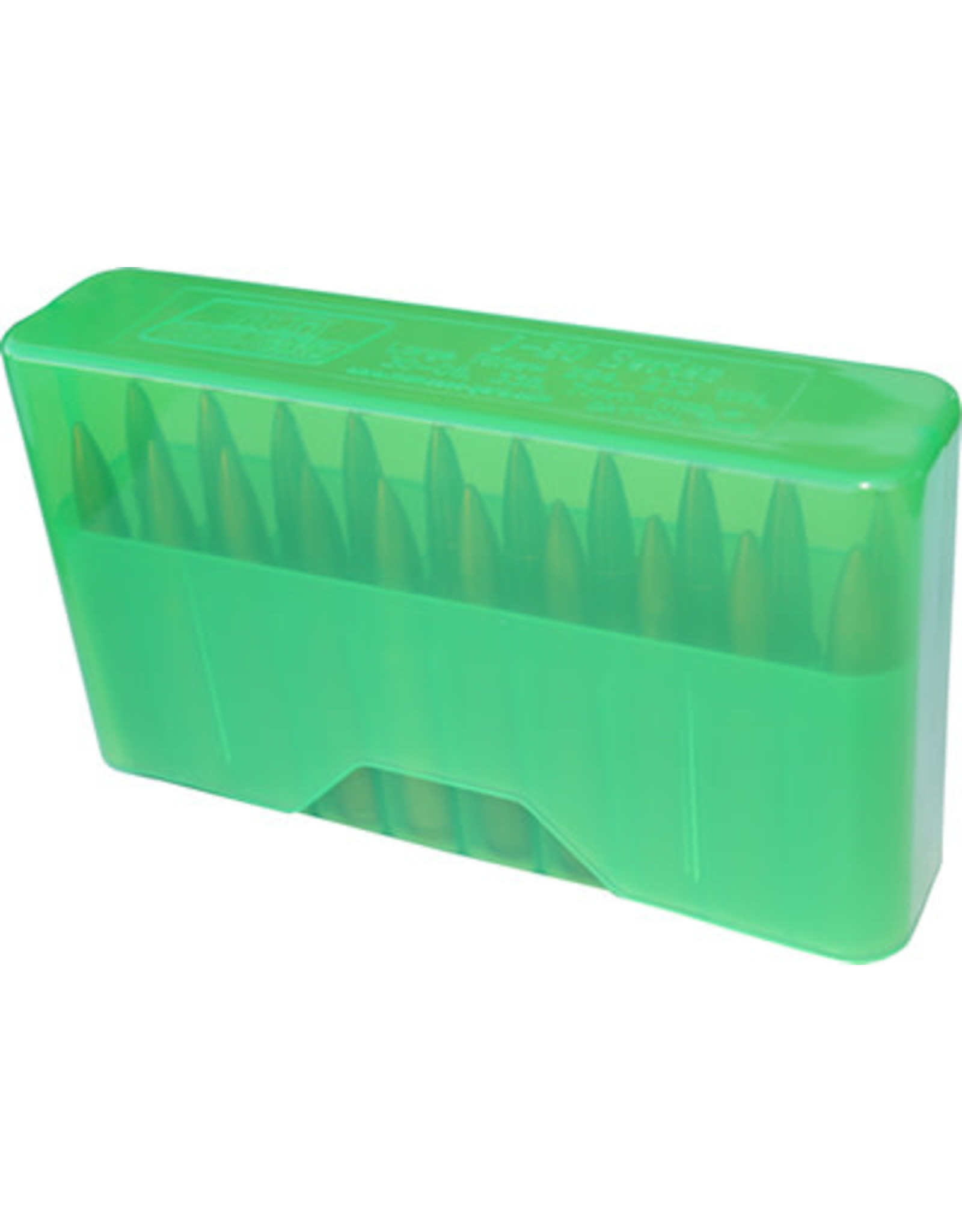 MTM Case-Gard™ Slip Top - 20 Count Reg. Magnum Rifle- Clear Green