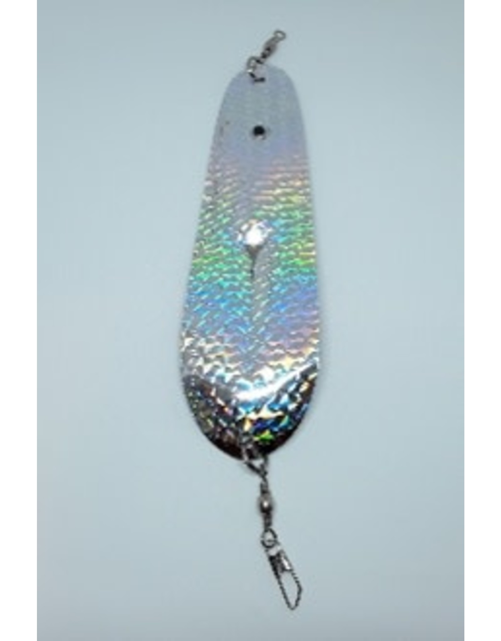 Kokabow Fishing Tackle 5.5" Tail Feather Silver Foil