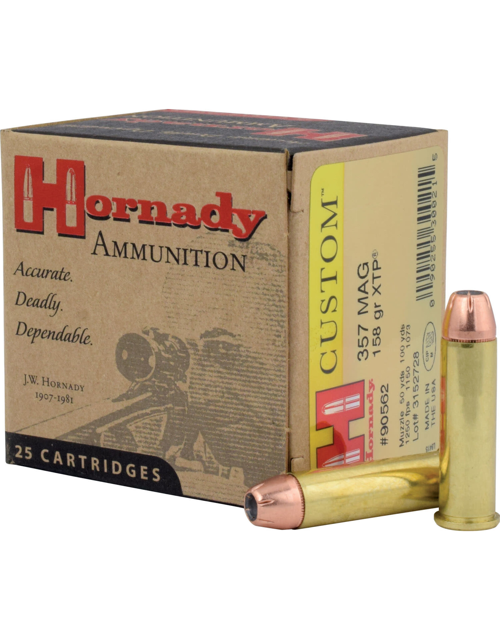 Hornady Hornady .357 Mag 158 Gr, JHP/XTP