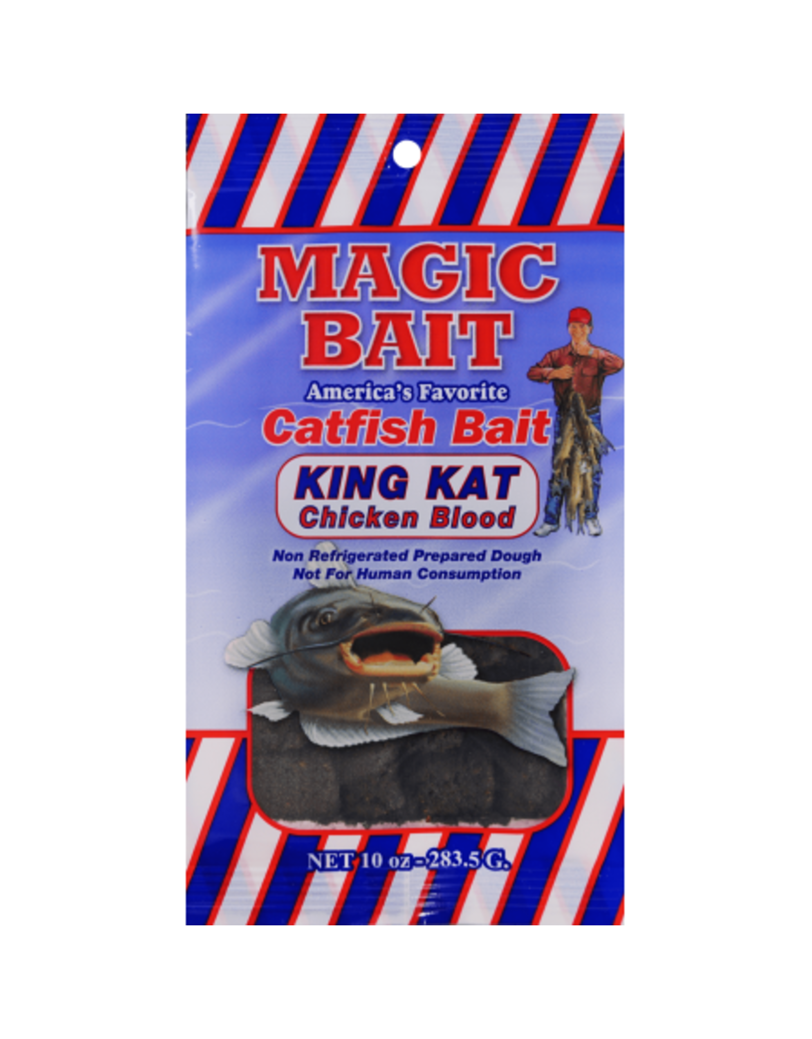 Magic Magic Bait - King Cat Chicken Blood Catfish Bait Dough - 10 Oz