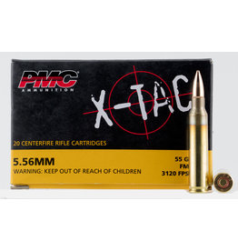 PMC PMC X-Tac 5.56mm 55 Gr FMJ-BT 3120 FPS - 20 Count