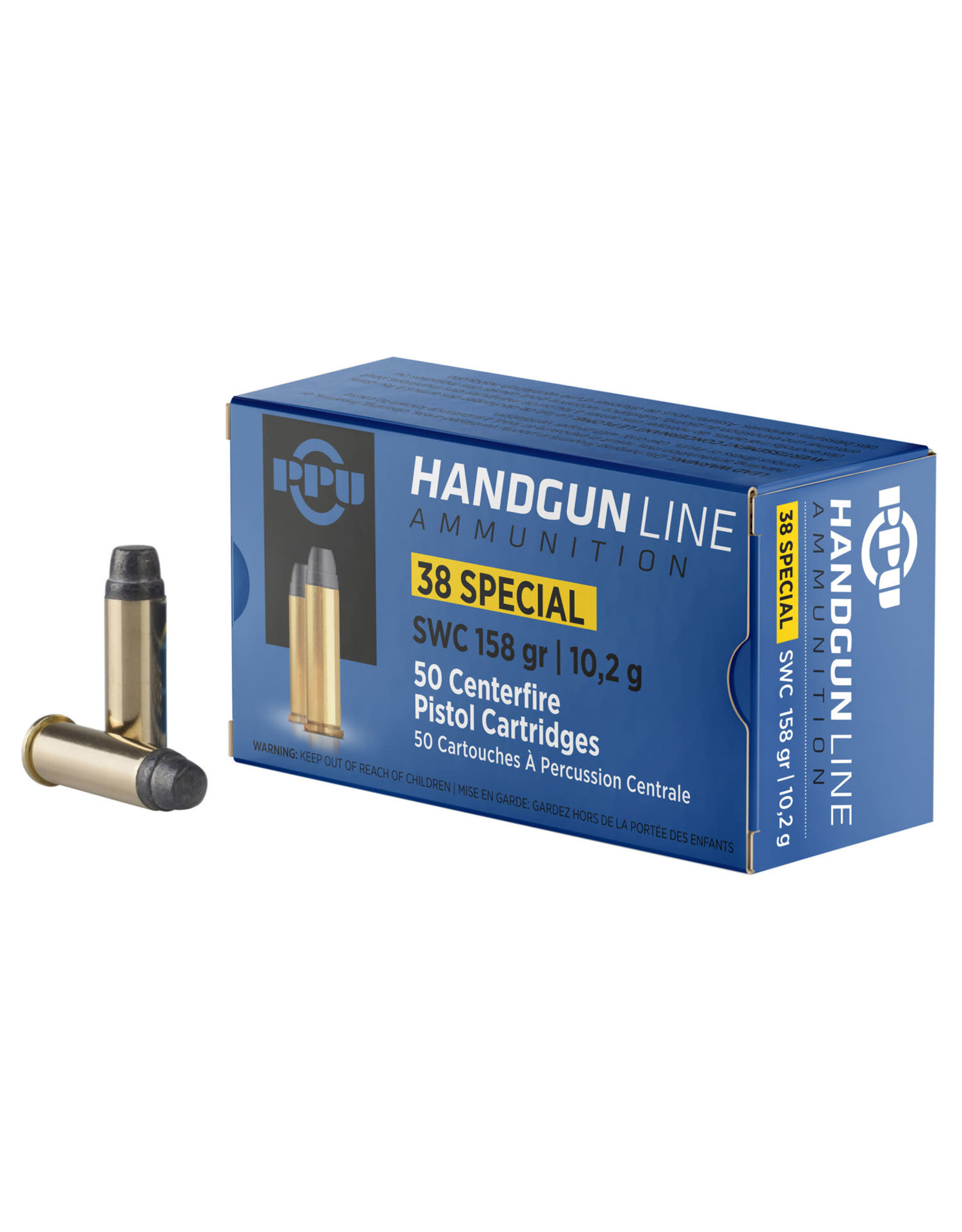 TR & Z USA PPU .38 Special SWC 158 gr - 50 Count