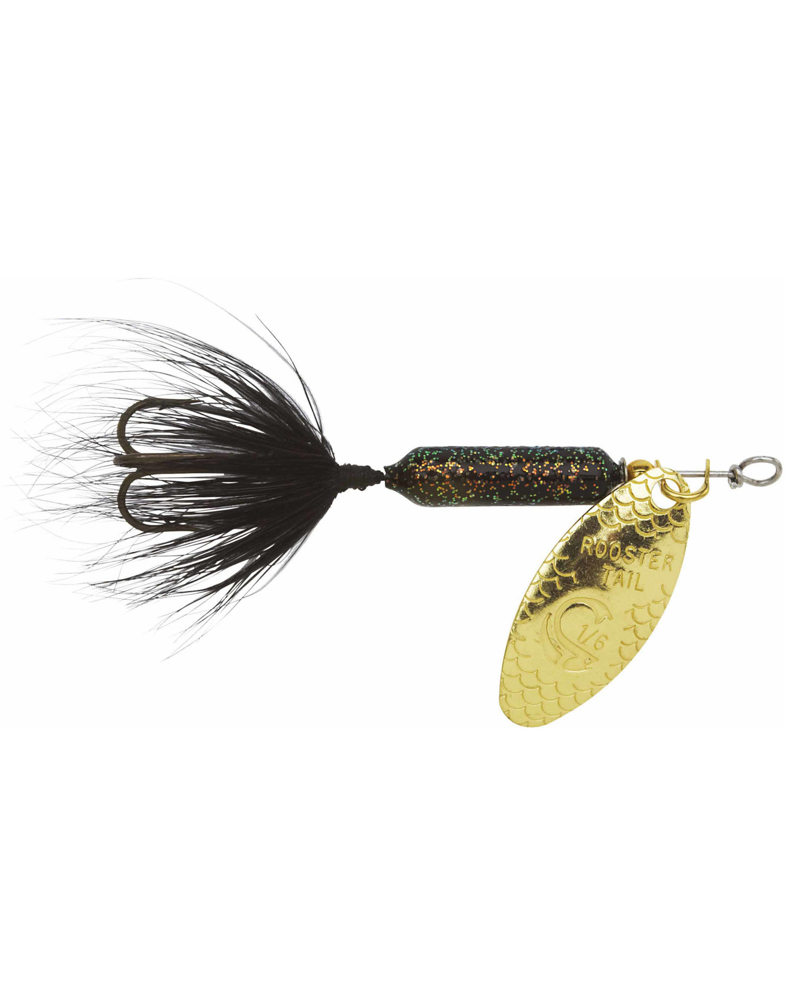 Wordens Rooster Tail 1/16 Oz - 2" - Glitter Black