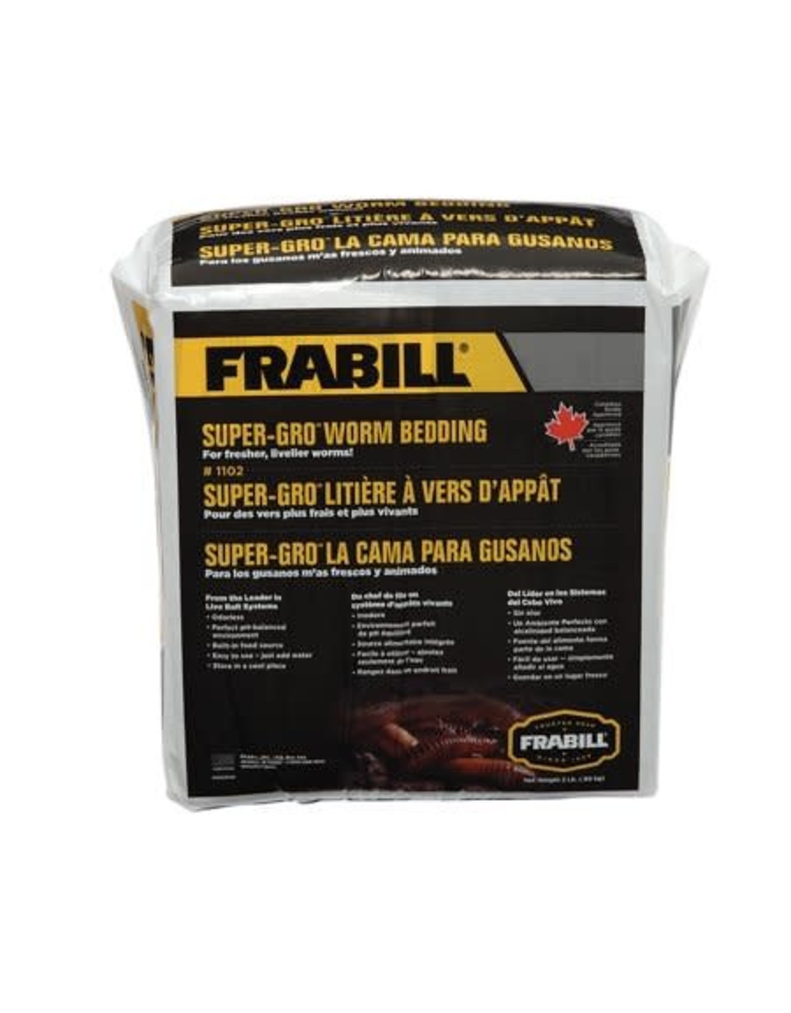 Frabill Frabill Worm Bedding Super-Gro 2 lb Worm