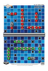 BIRCHWOOD CASEY BWC Pre Game Battle At Sea Target - 8 Count 12" x 18"