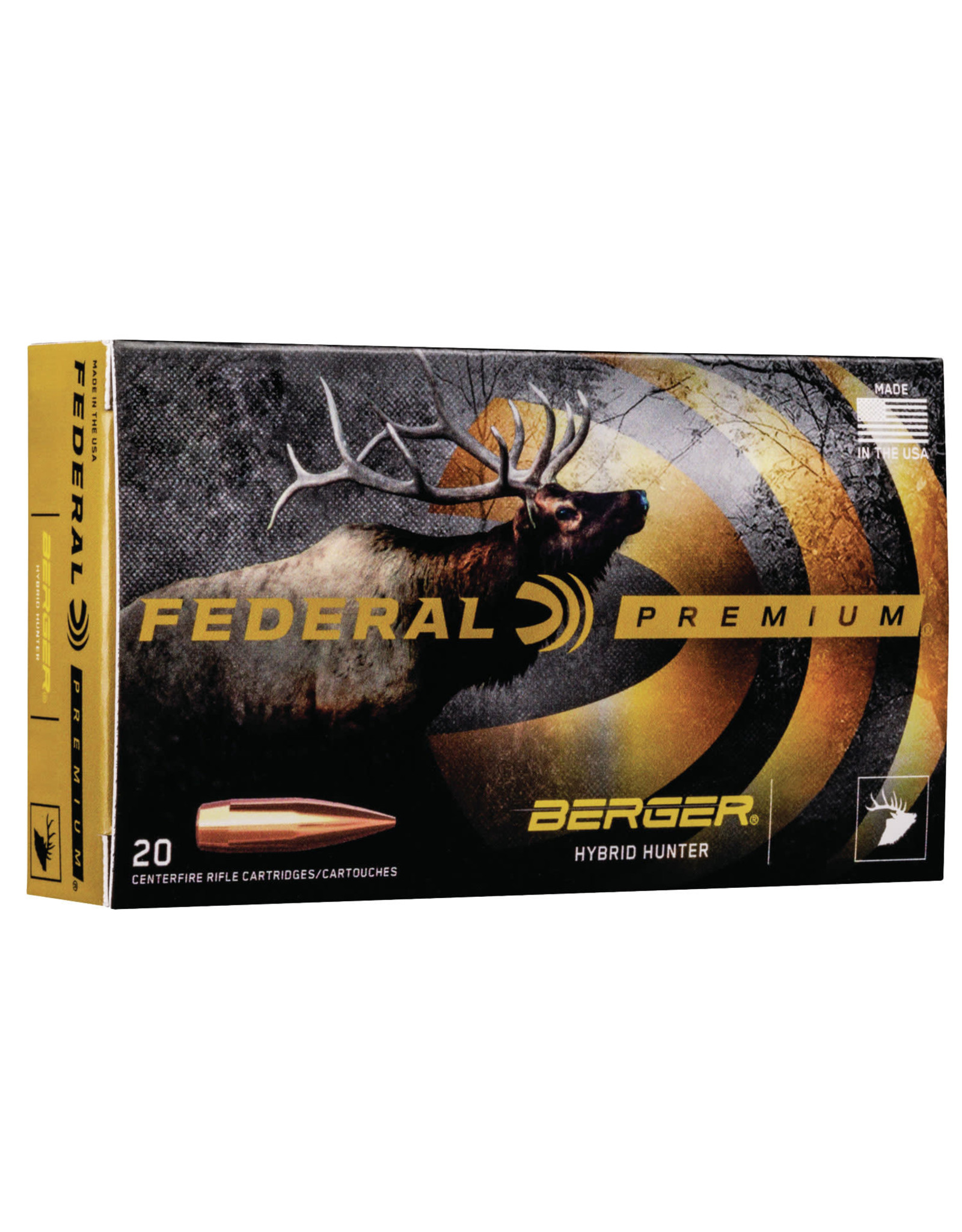 Federal Premium 6.5 Creedmoor Berger Hybrid Hunter 135 gr - 20 Count