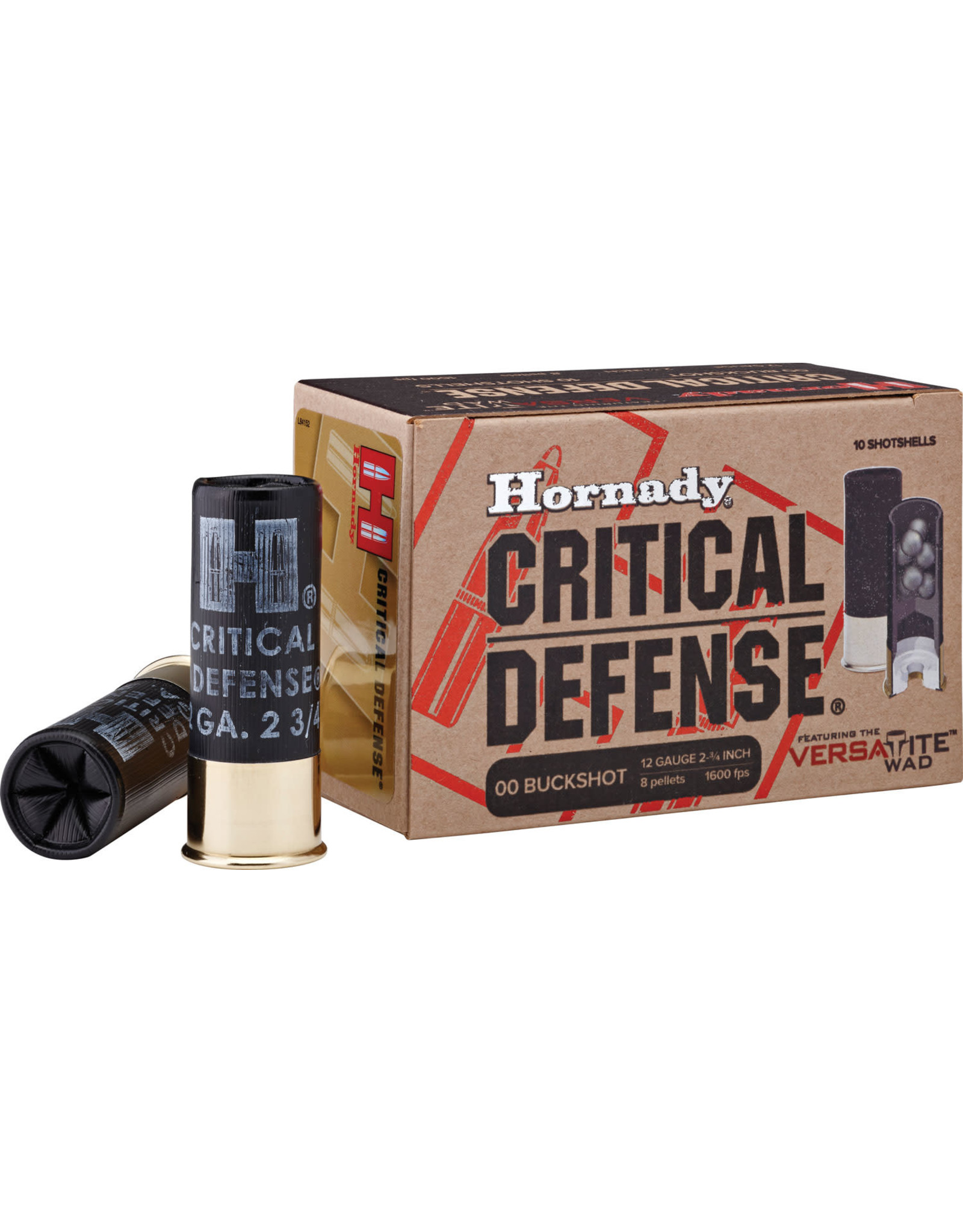 Hornady Hornady Critical Defense 12 ga 2-3/4" 00 Buck - 10 Count