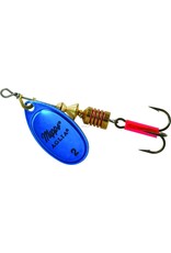 Mepps Mepps B2 BLP Aglia In-Line Spinner 1/6 oz, Plain Treble Hook, Blue &