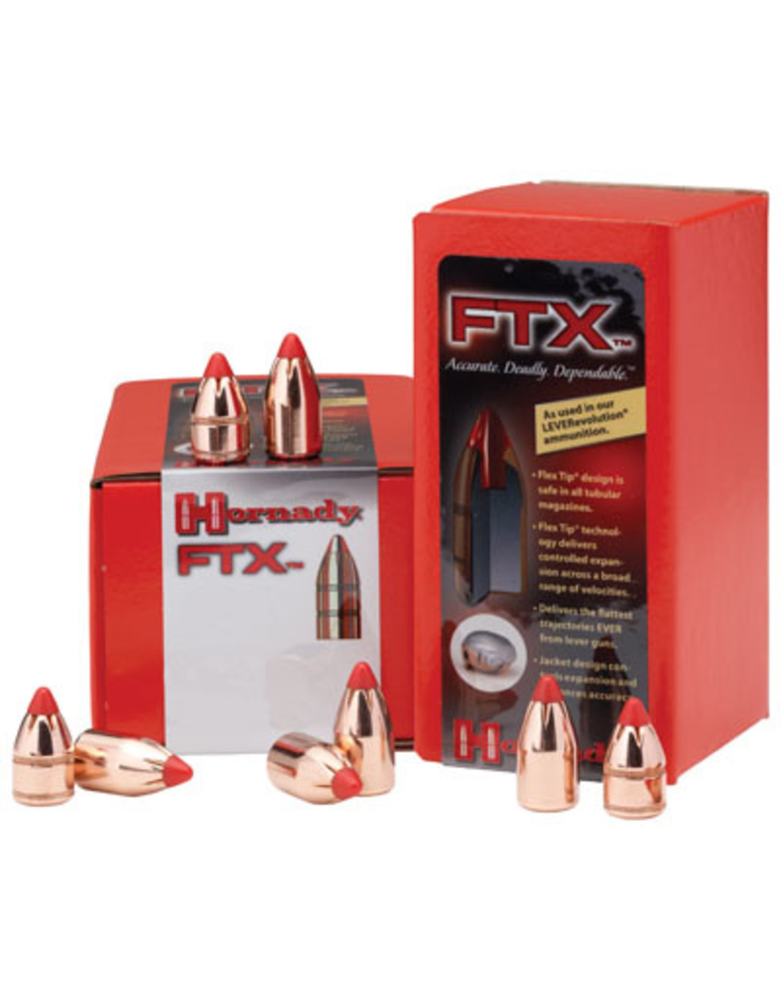Hornady .30 Cal (.308") 160 Gr FTX - 100 Count