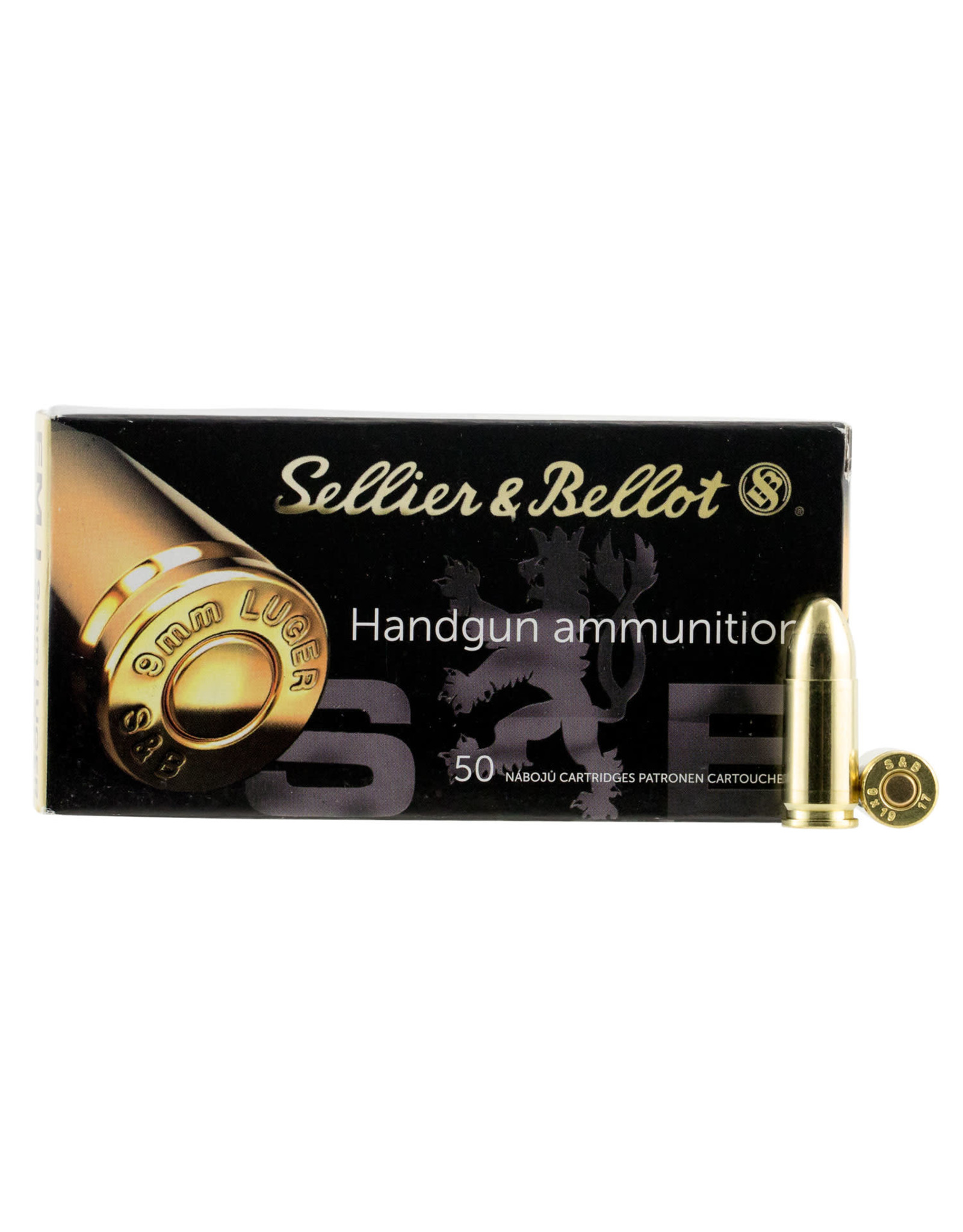 SELLIER & BELLOT S&B 9mm 124 Gr FMJ - 50 Count