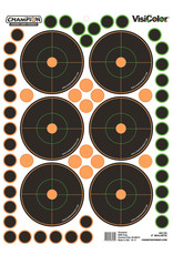 Champion VisiColor 3" Bullseye Target