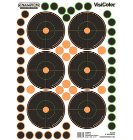 Champion VisiColor 3" Bullseye Target