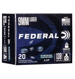 Federal 9mm Segmented JHP 138 Gr - 20 Count