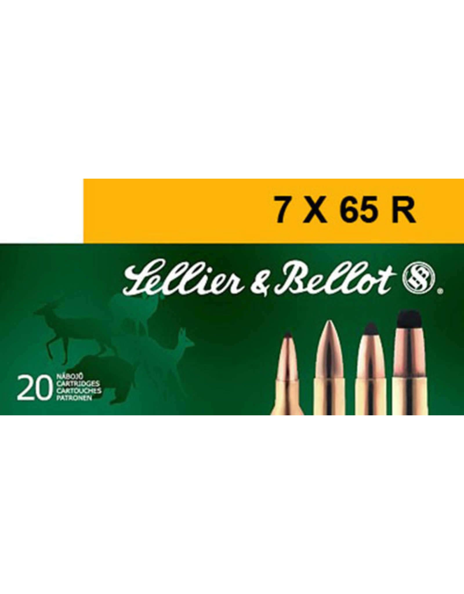 Sellier & Bellot 7x65mmR 173 Gr SP Cut Through Edge - 20 Count