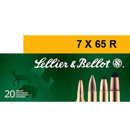 Sellier & Bellot 7x65mmR 173 Gr SP Cut Through Edge - 20 Count