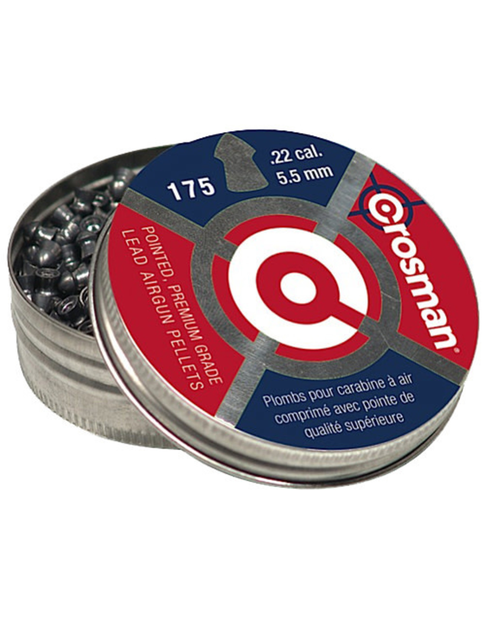 CROSMAN Crosman .22 Cal Pellet 14.3 Gr Pointed - 175 Count