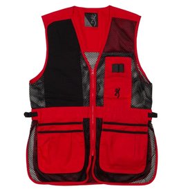 Browning Trapper Creek Vest - Blk/Red - LG