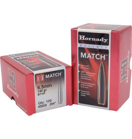 Hornady Hornady Match 6.5mm (.264") 140 gr BTHP Match 100 Count