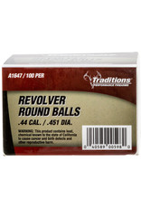 Traditions Traditions Revolver Round Ball .44 Cal (.451") 100 Count