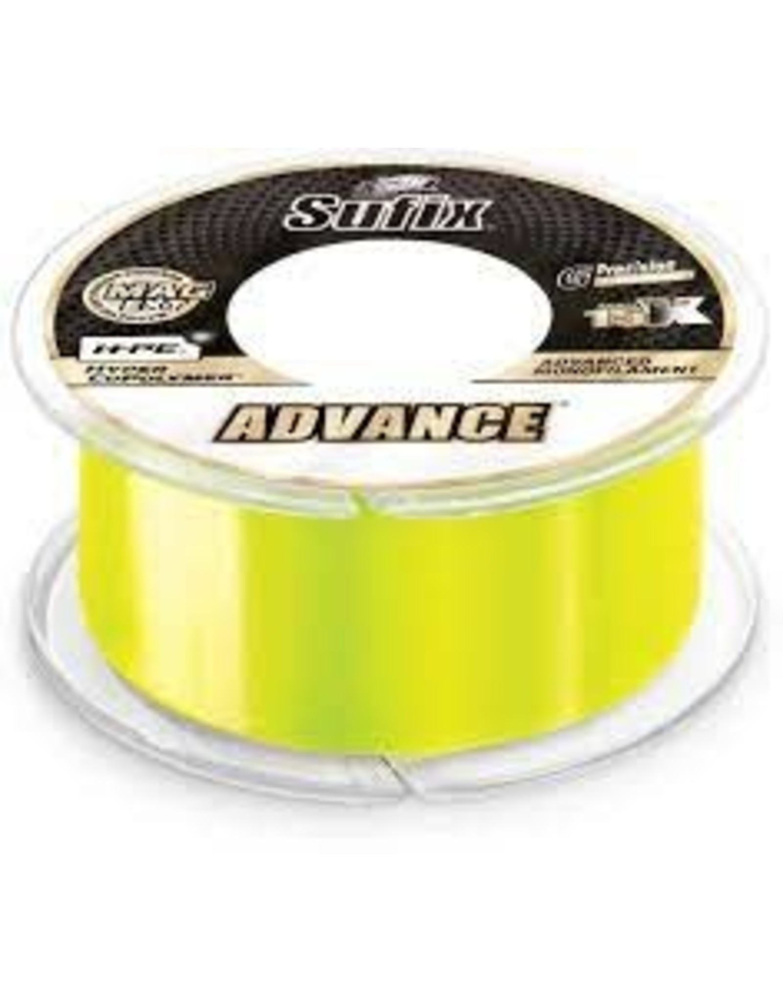 Suffix Advance Monofilament 4# 330 Yards Neon Lime