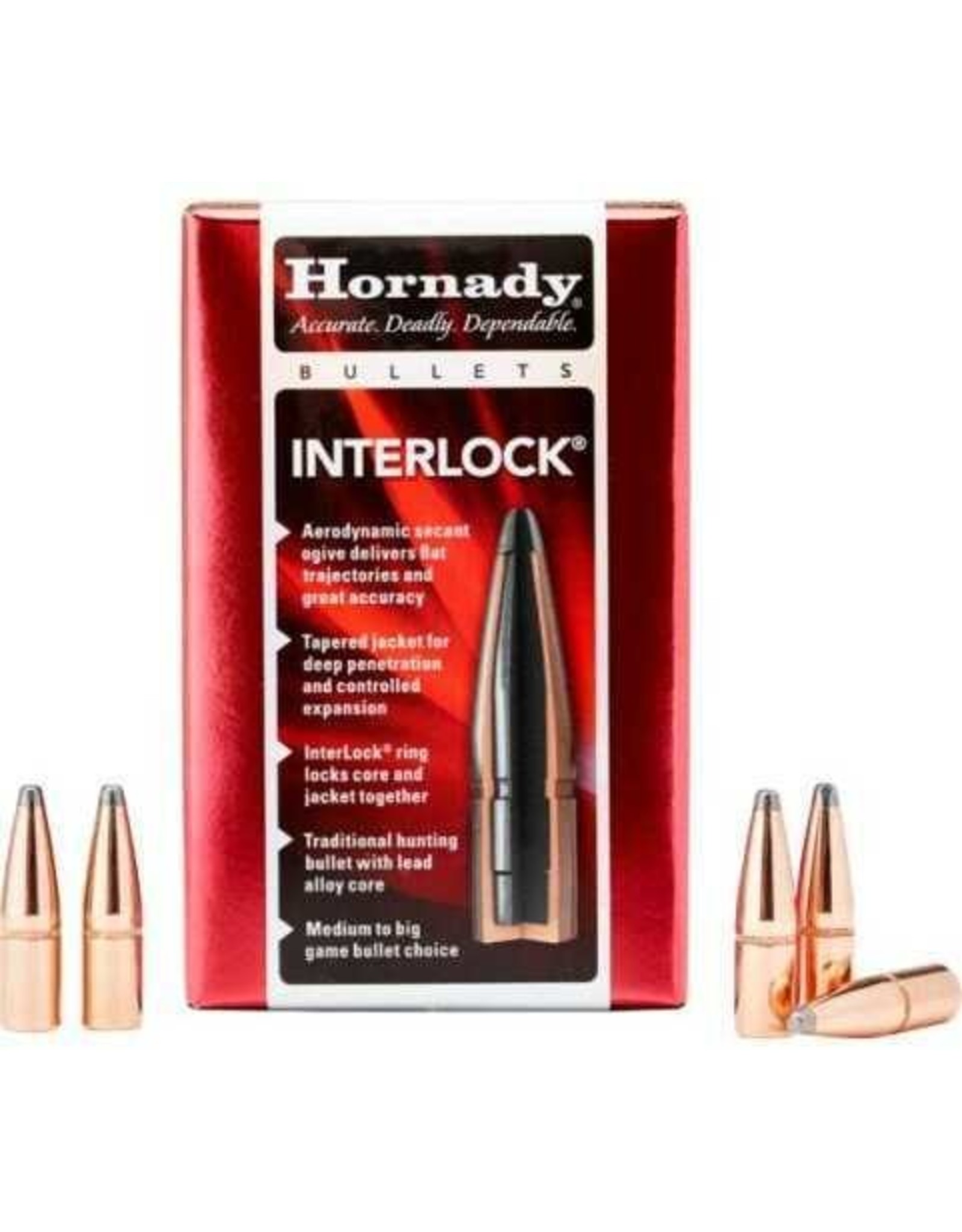 Hornady Hornady InterLock .270 Cal (.277") 130 gr Spire Point 100 Count