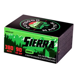 Sierra .380 ACP 90 Gr JHP - 20 Count