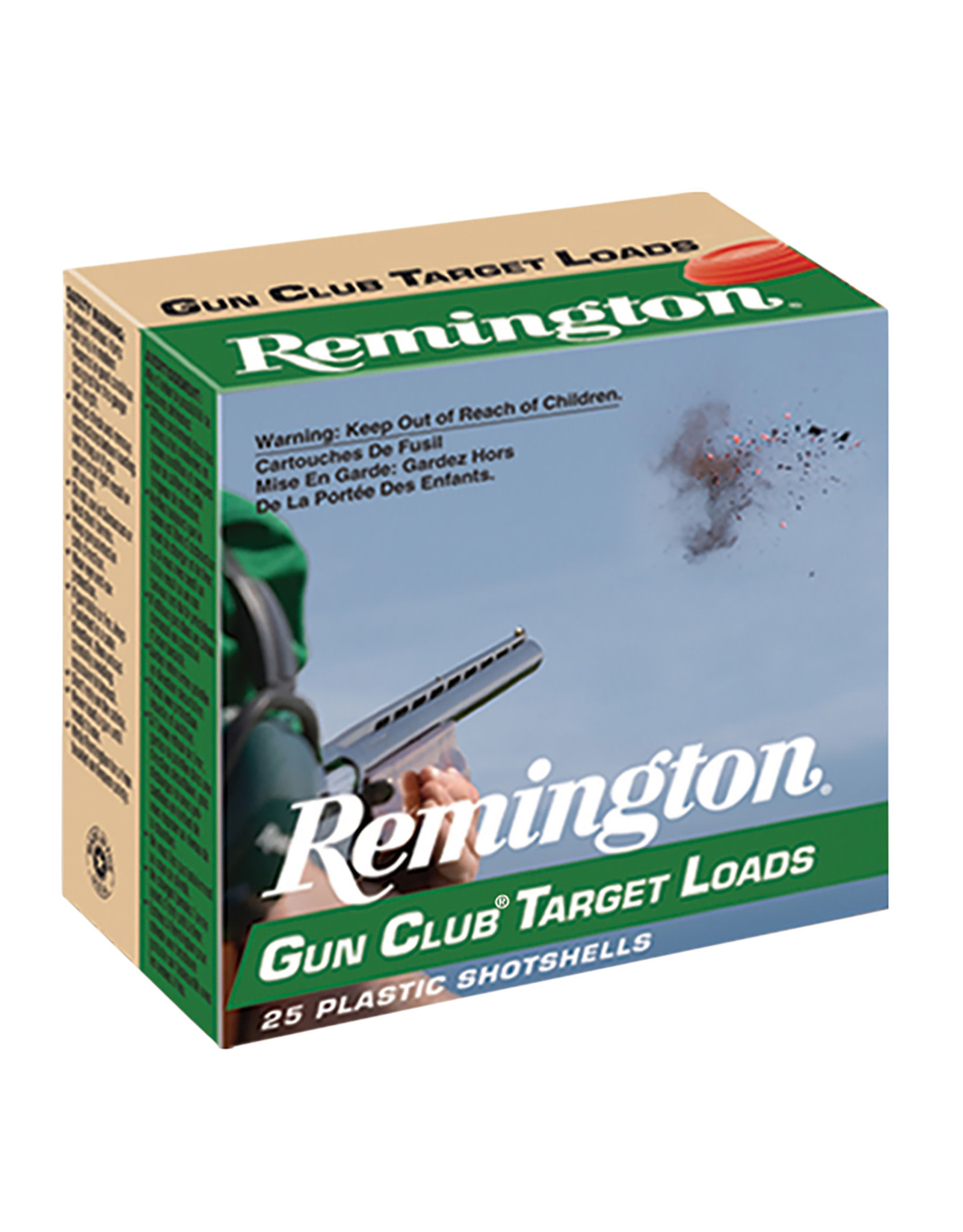 REMINGTON Remington Gun Club 12 ga 2-3/4" 1-1/8 Oz #7.5 1200 FPS - 25 Count