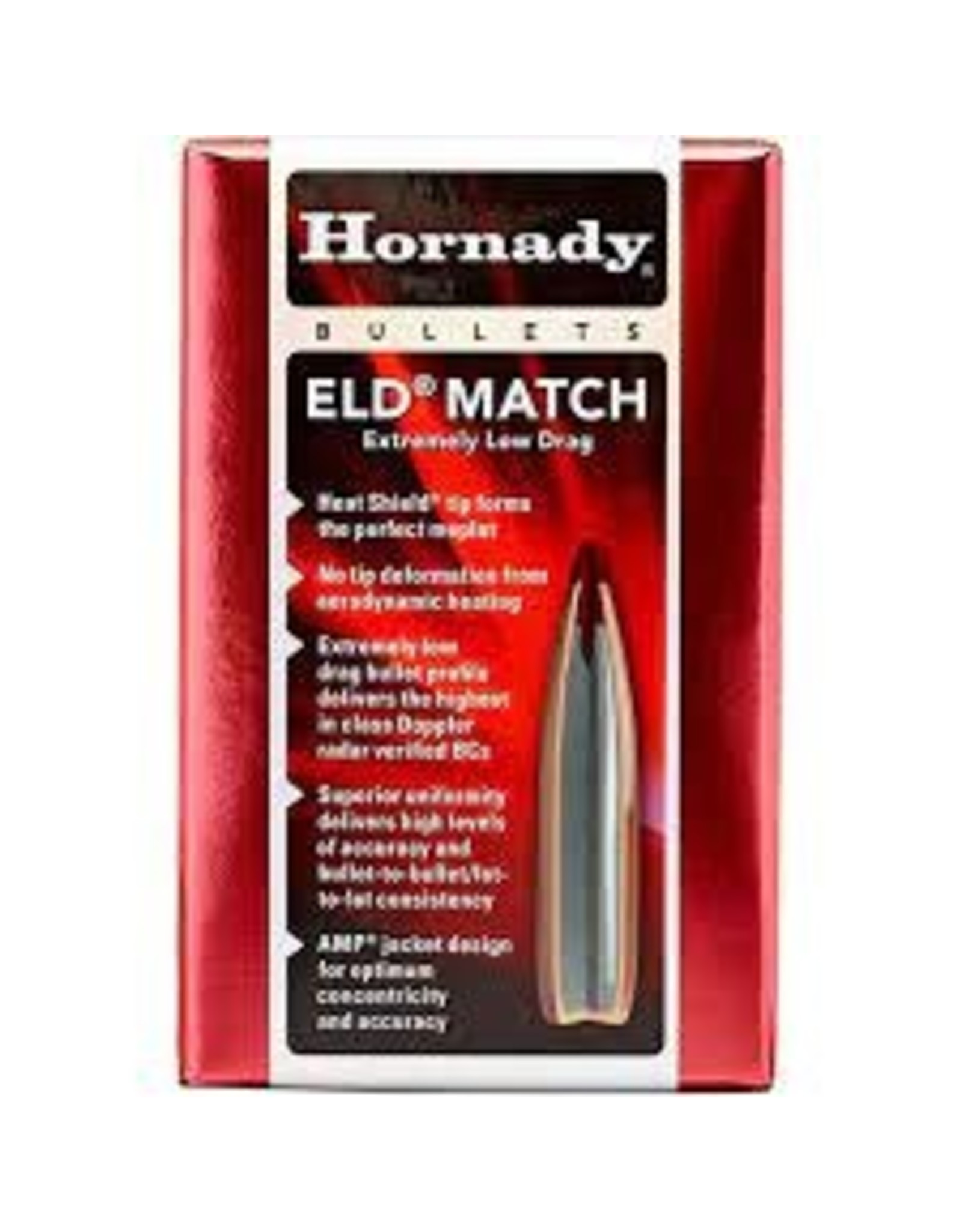 Hornady Hornady ELD Match .22 Cal (.224") 73 Gr - 100 Count