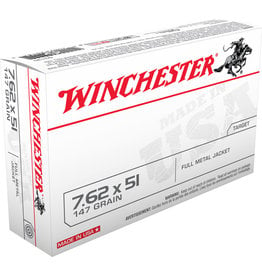 WINCHESTER AMMO Winchester 7.62x51mm 147 Gr FMJ - 20 Count