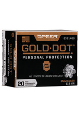 Speer Gold Dot 9mm 115 Gr GD-HP - 20 Count