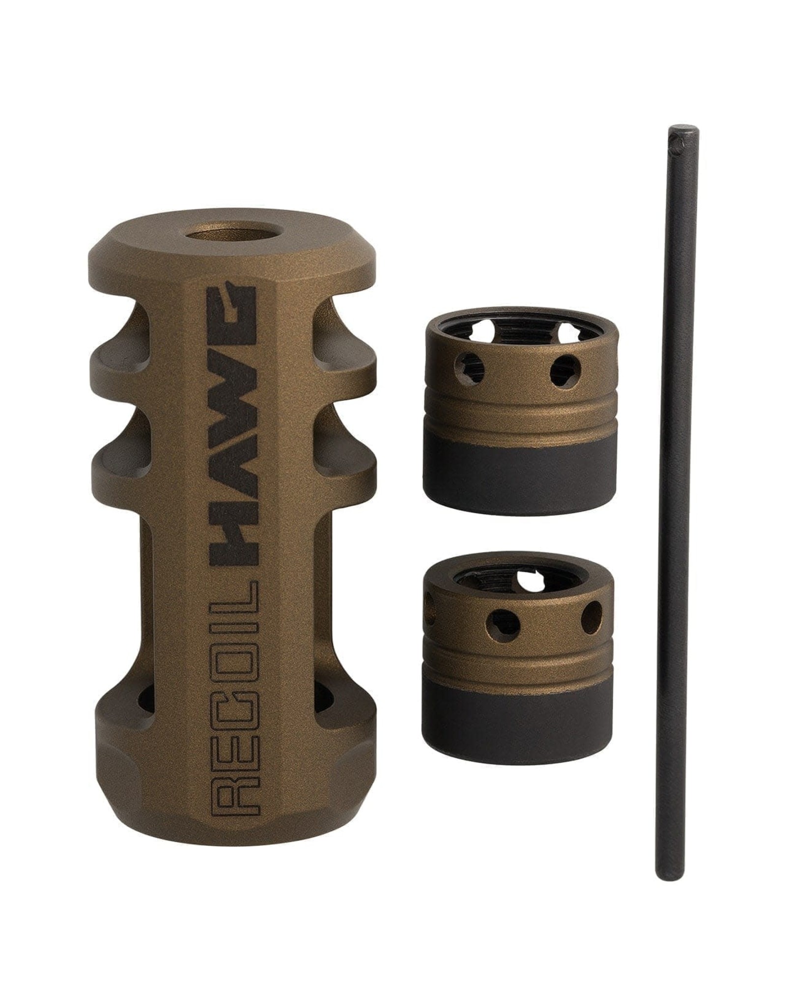 Browning Recoil Hawg Muzzle Brake - Burnt Bronze