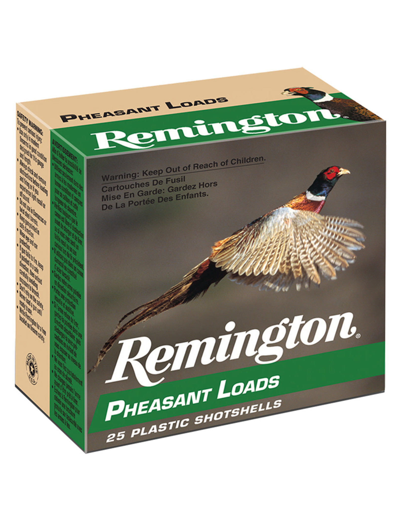 REMINGTON Remington Pheasant Load 12 ga 2-3/4" 1-1/4 Oz #6 1330 FPS - 25 Count