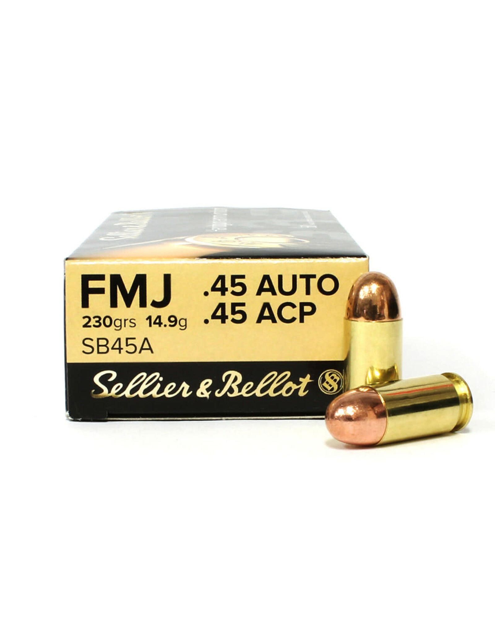 MAGTECH Sellier & Bellot .45 ACP 230 GR FMJ - 50 Count