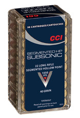 CCI CCI .22 LR Segmented Subsonic HP 40 Gr - 50 Count