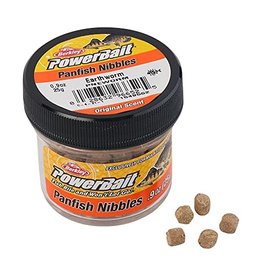 Berkley Power Bait Panfish Nibbles - Earthworm .9 Oz