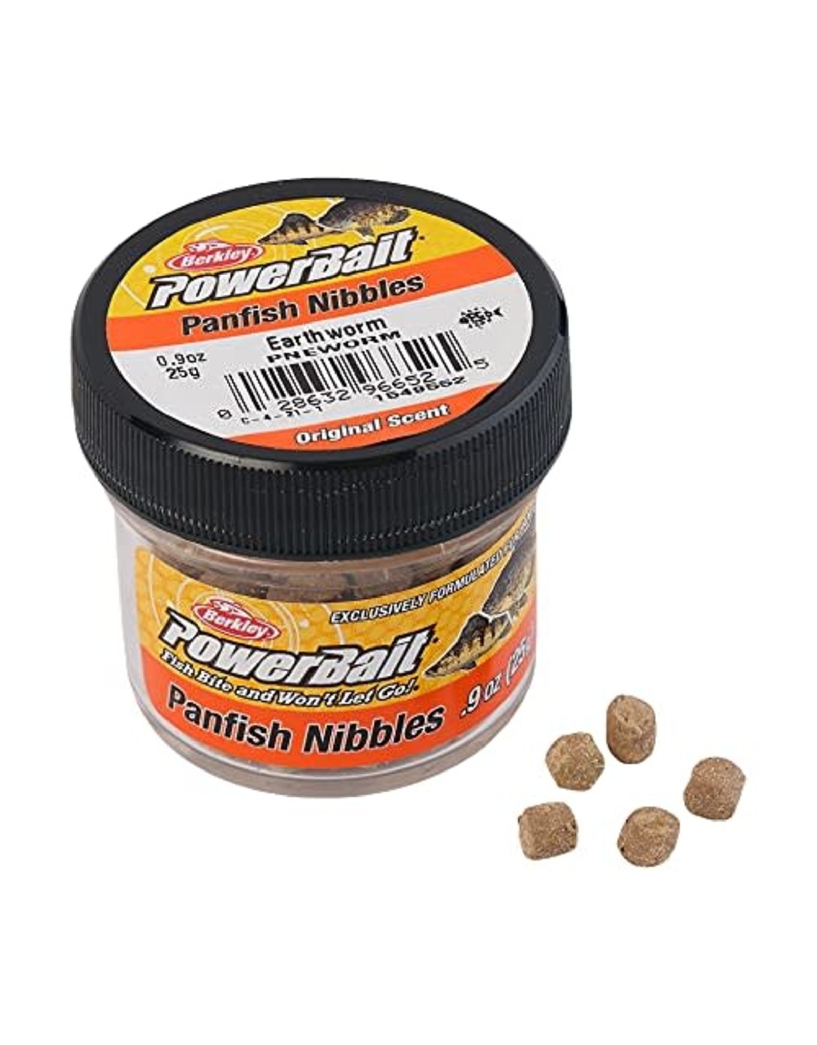 Berkley Power Bait Panfish Nibbles - Earthworm .9 Oz