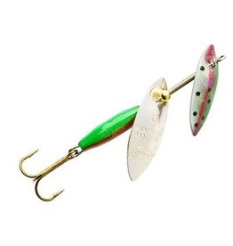Panther Martin Willow Strike Dual Flash - 1/4 Oz - Holo Rainbow Trout/Silver